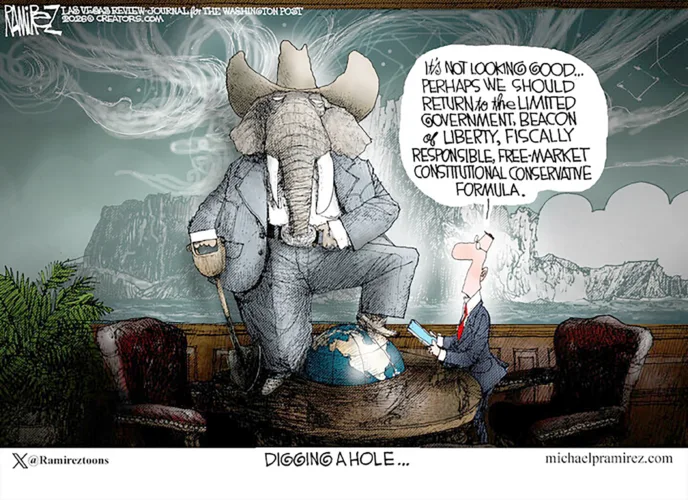 Editorial cartoon for Oct. 10, 2026